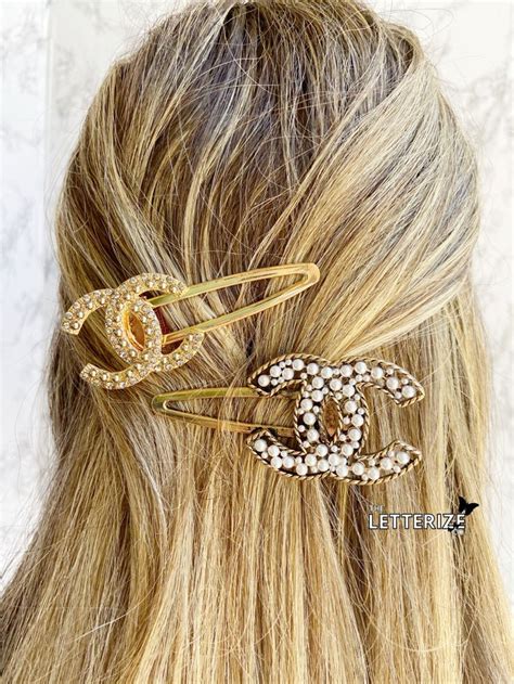 chanel accessories hair|faux Chanel hair accessories.